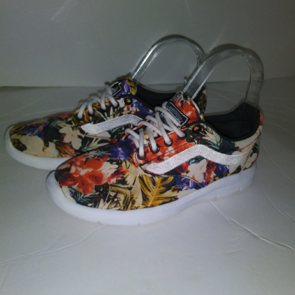 Floral Vans shoes
